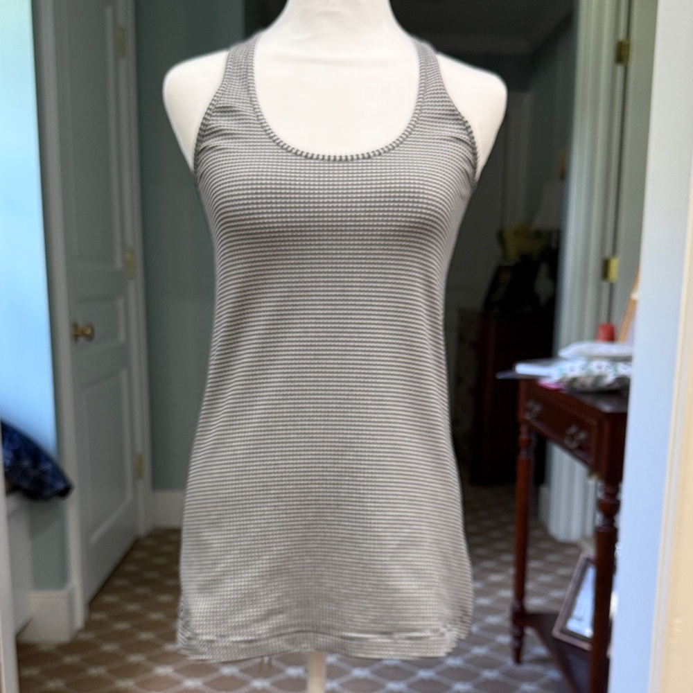 Lululemon Athletica Black and White Tank Top